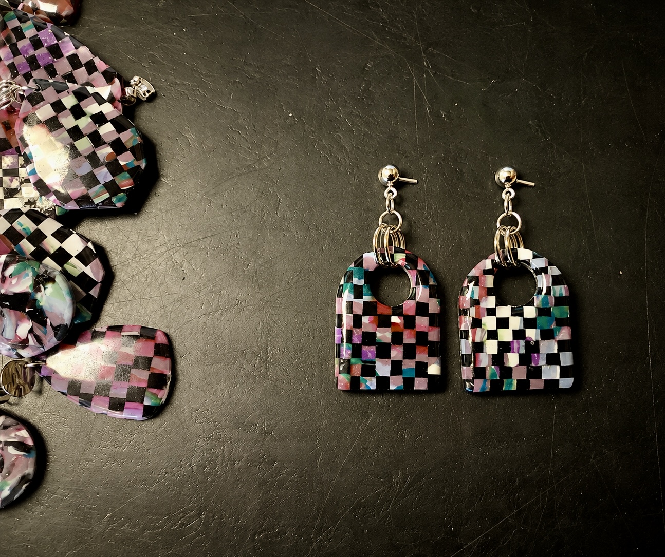 Boucles Arches damier