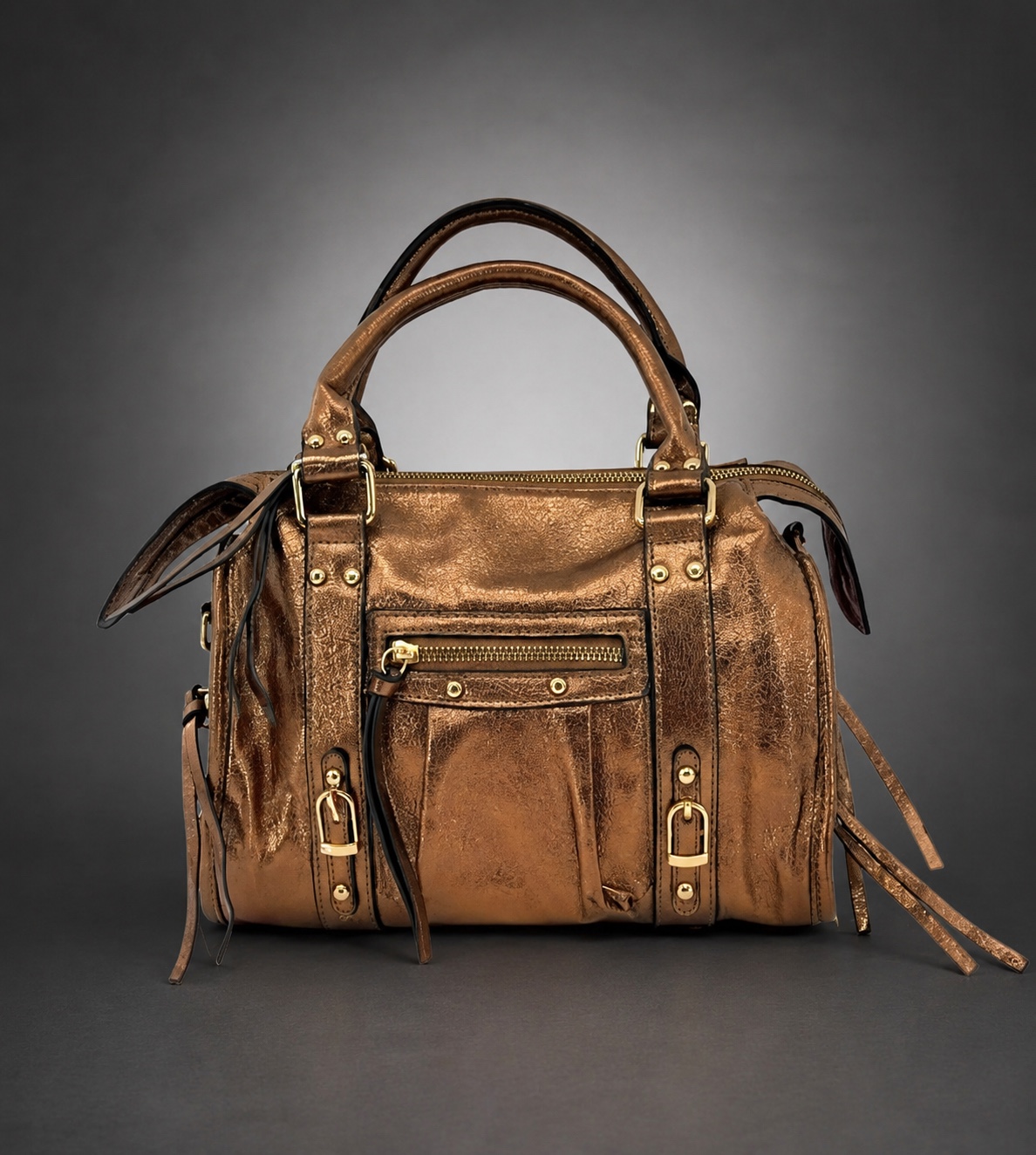 Sac à main à boucles — Bronze